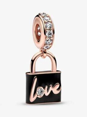 Pandora Love Padlock Dangle Charm